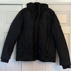 Body Glove Men’s Rugged Jacket w/ Ballistic Nylon Trim, size large, color black